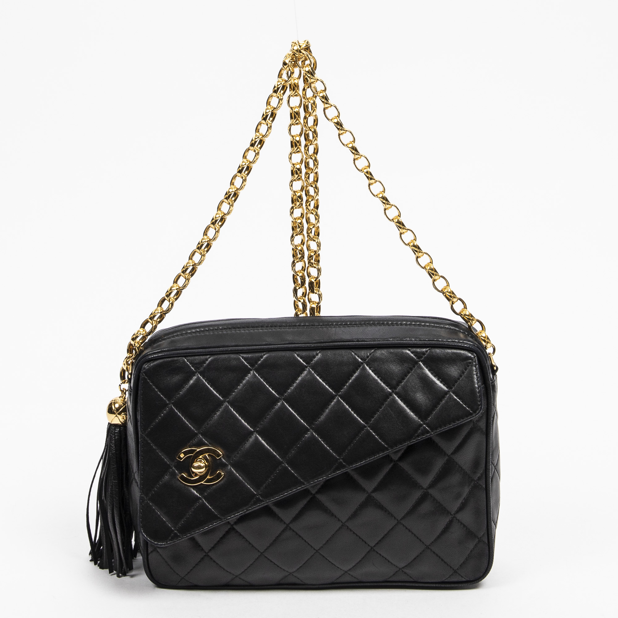 Chanel vintage camera bag with 2025 tassel