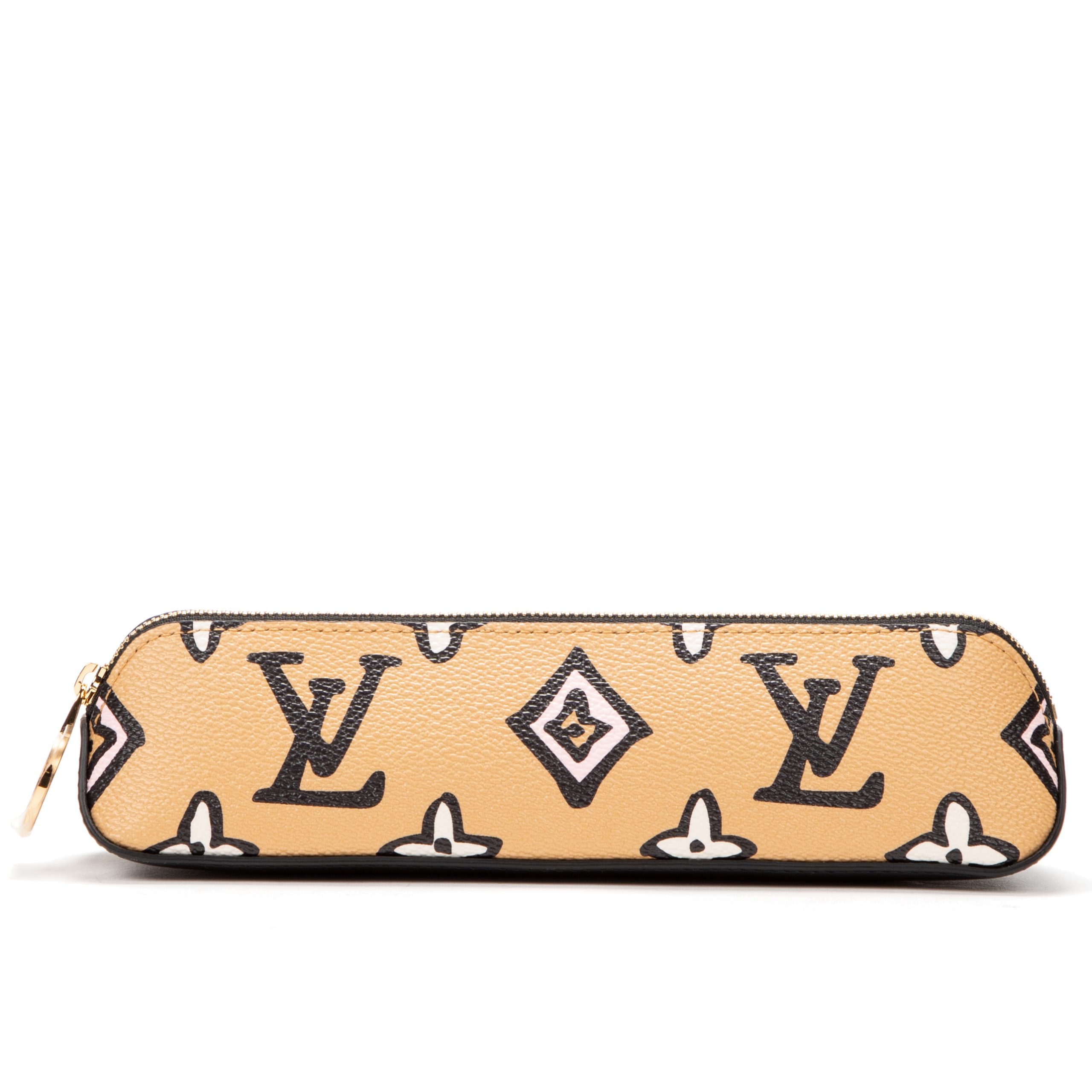 Louis Vuitton Pencil case Elizabeth wild at heart en Marron/Noir/Rose