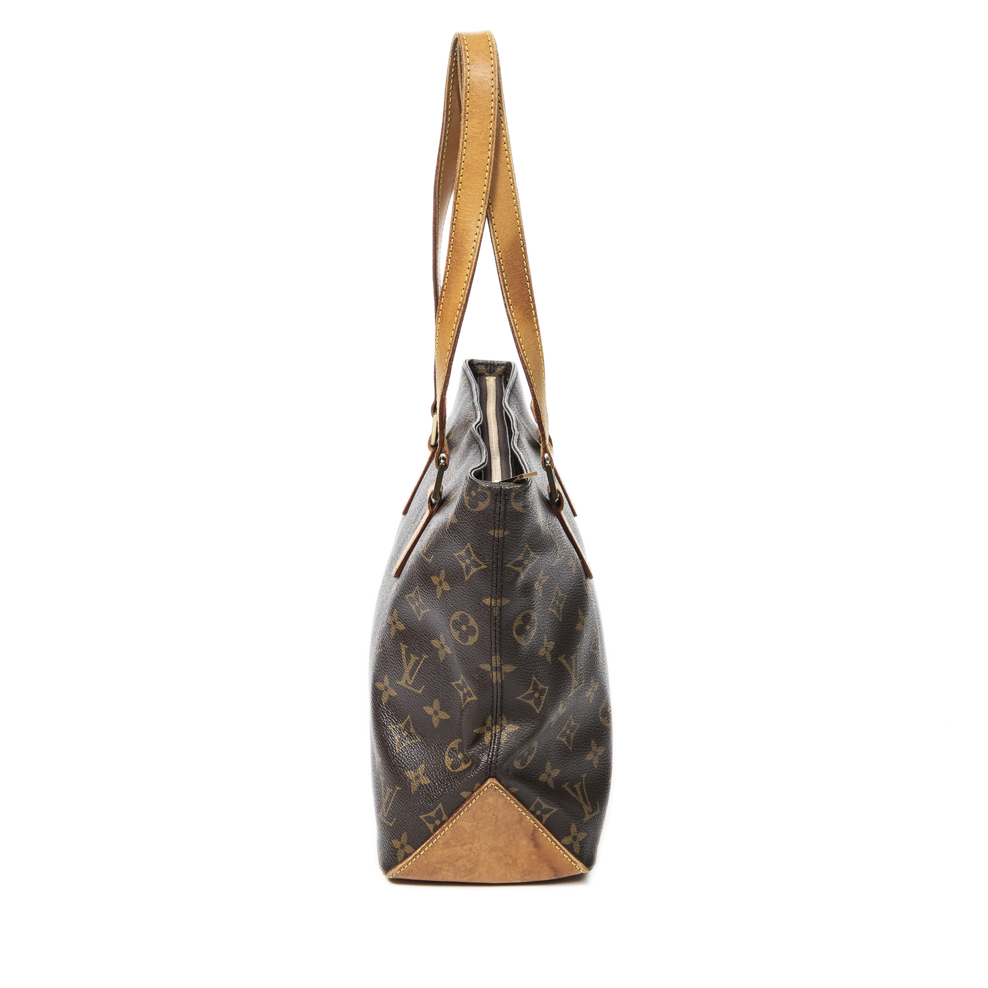 Louis Vuitton Monogram Cabas Piano Bag Brown