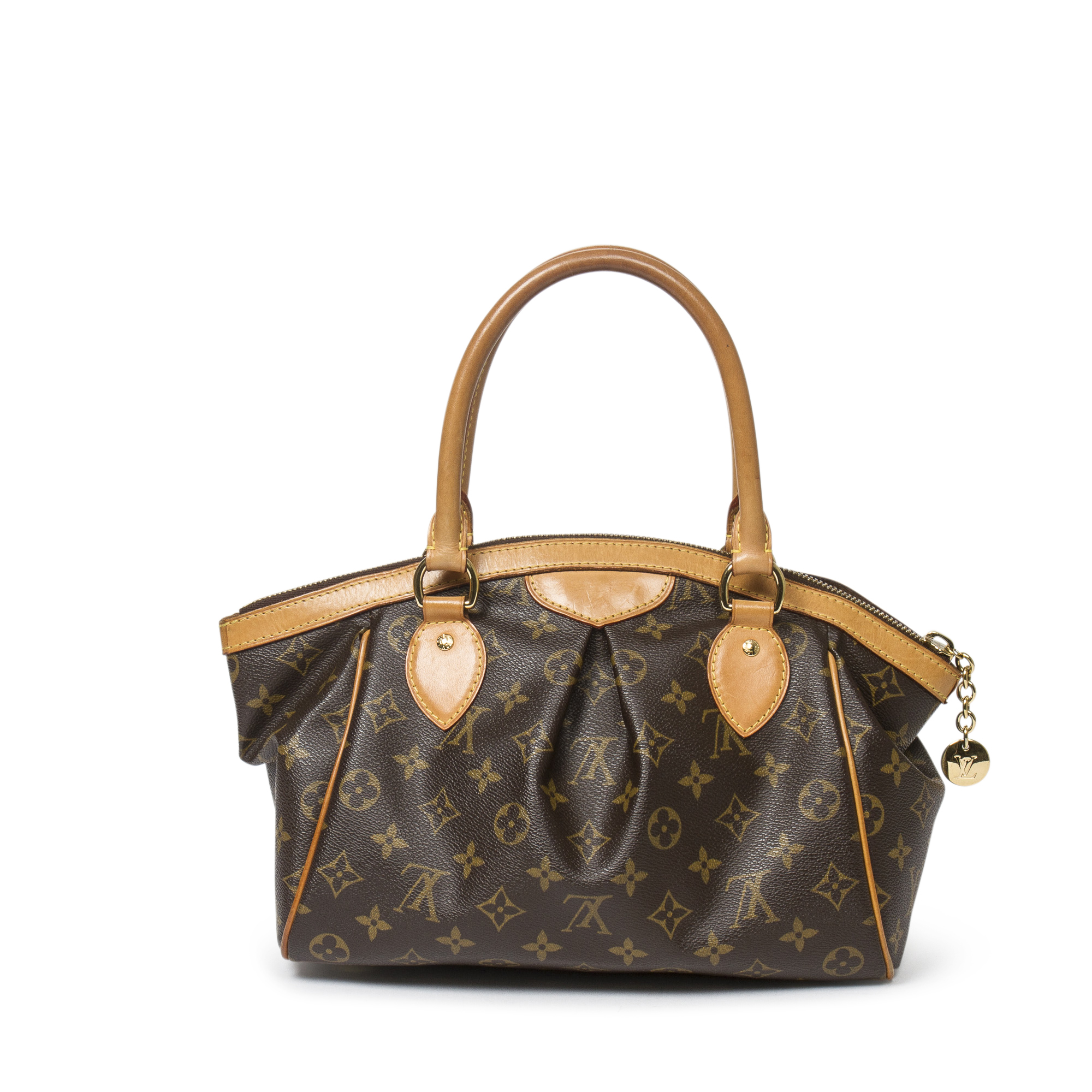 Louis Vuitton - Authenticated Tivoli Handbag - Cloth Brown for Women, Good Condition