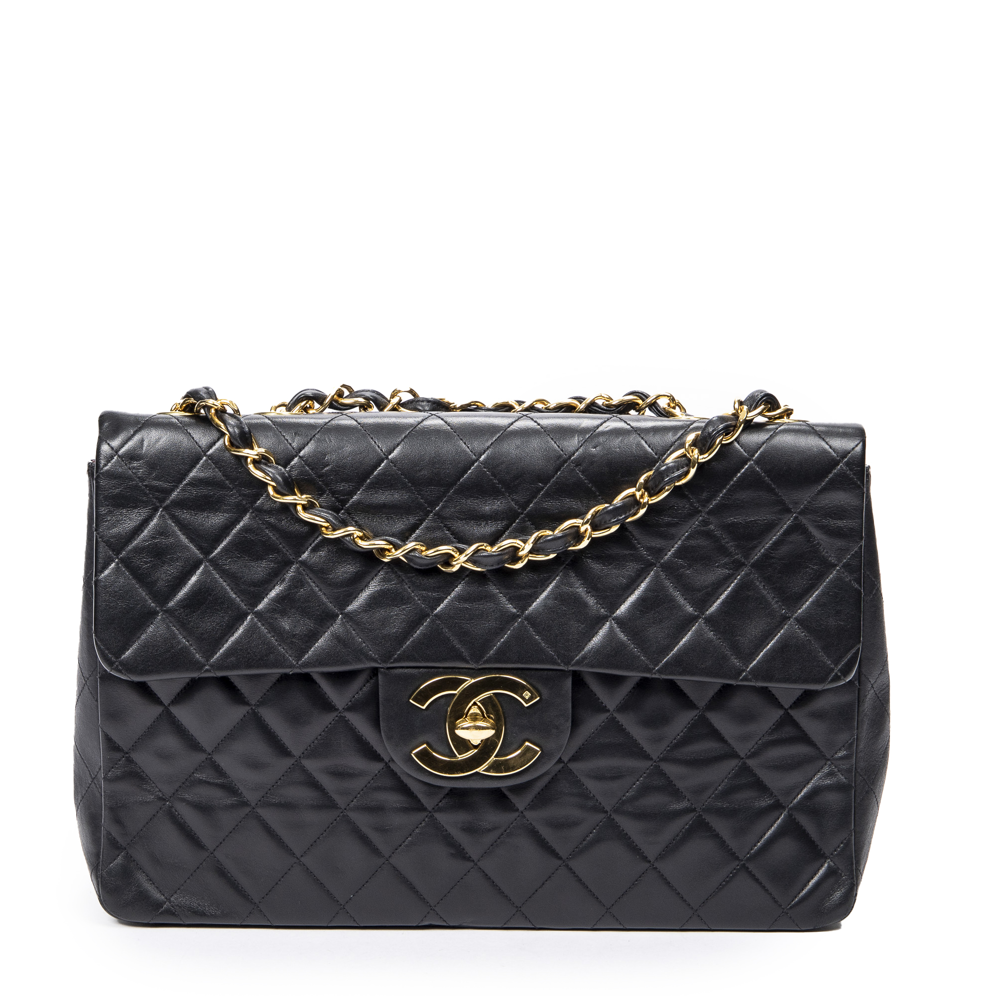 Can't get any better than a Chanel Vintage Maxi Flap Bag! http