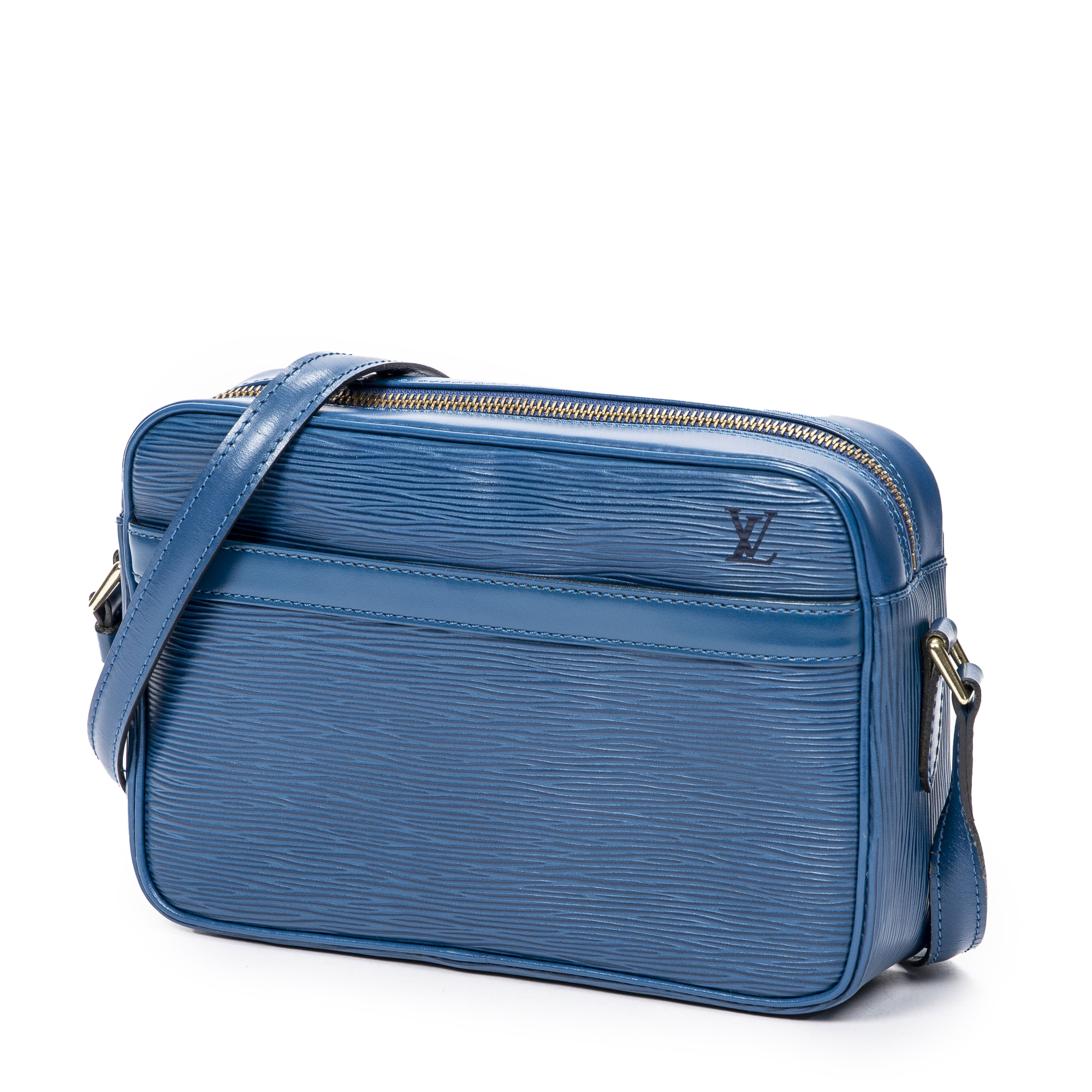 Louis Vuitton Blue Epi Leather Trocadero Handbag