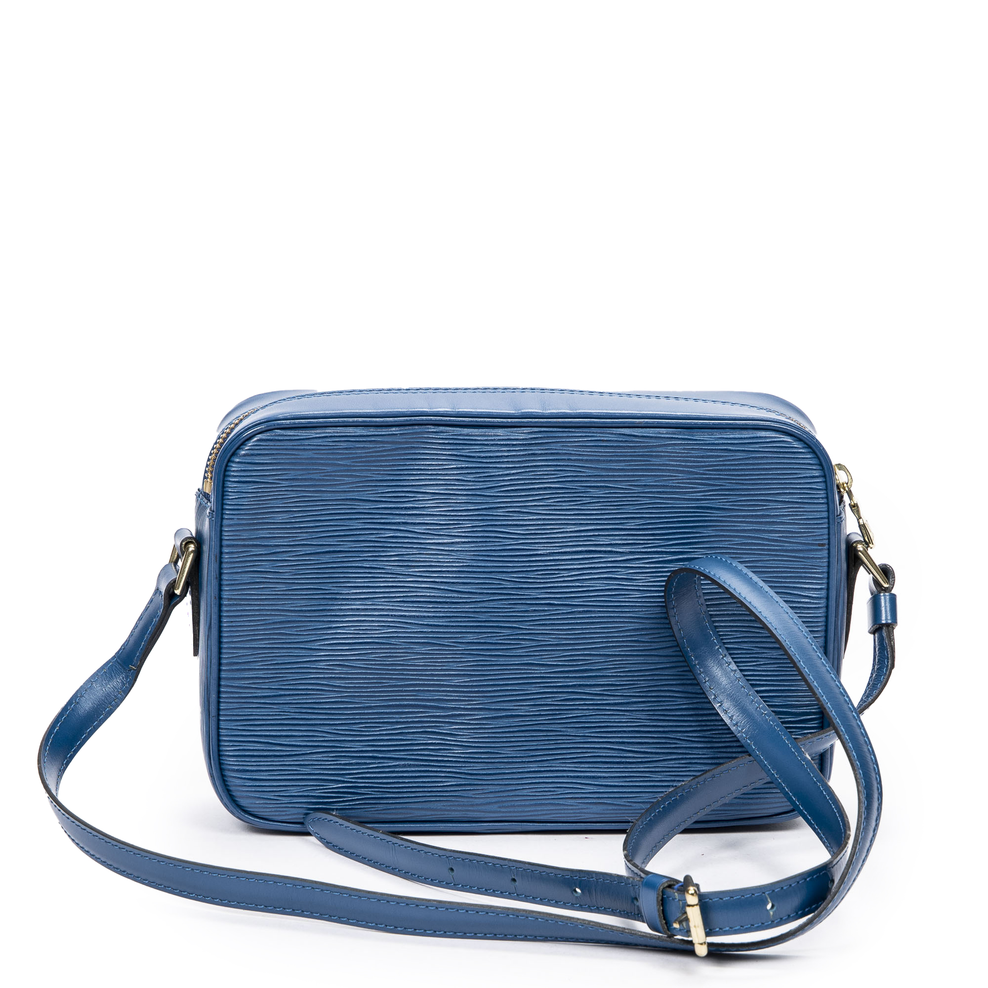 Louis Vuitton Blue Epi Leather Trocadero Handbag