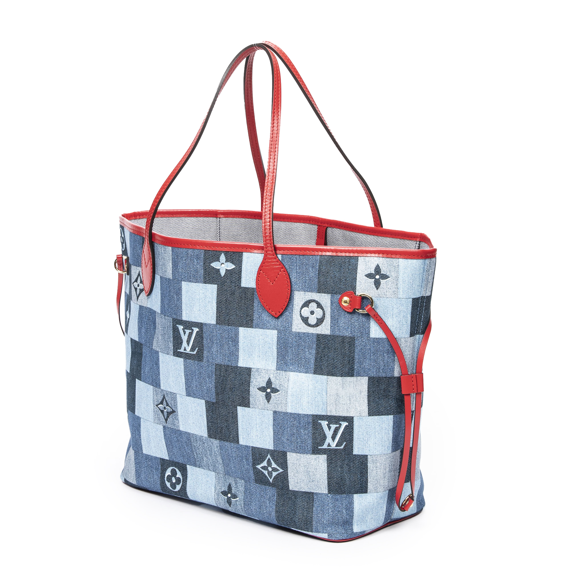 Denim Patchwork Neverfull MM - BrandCo Paris