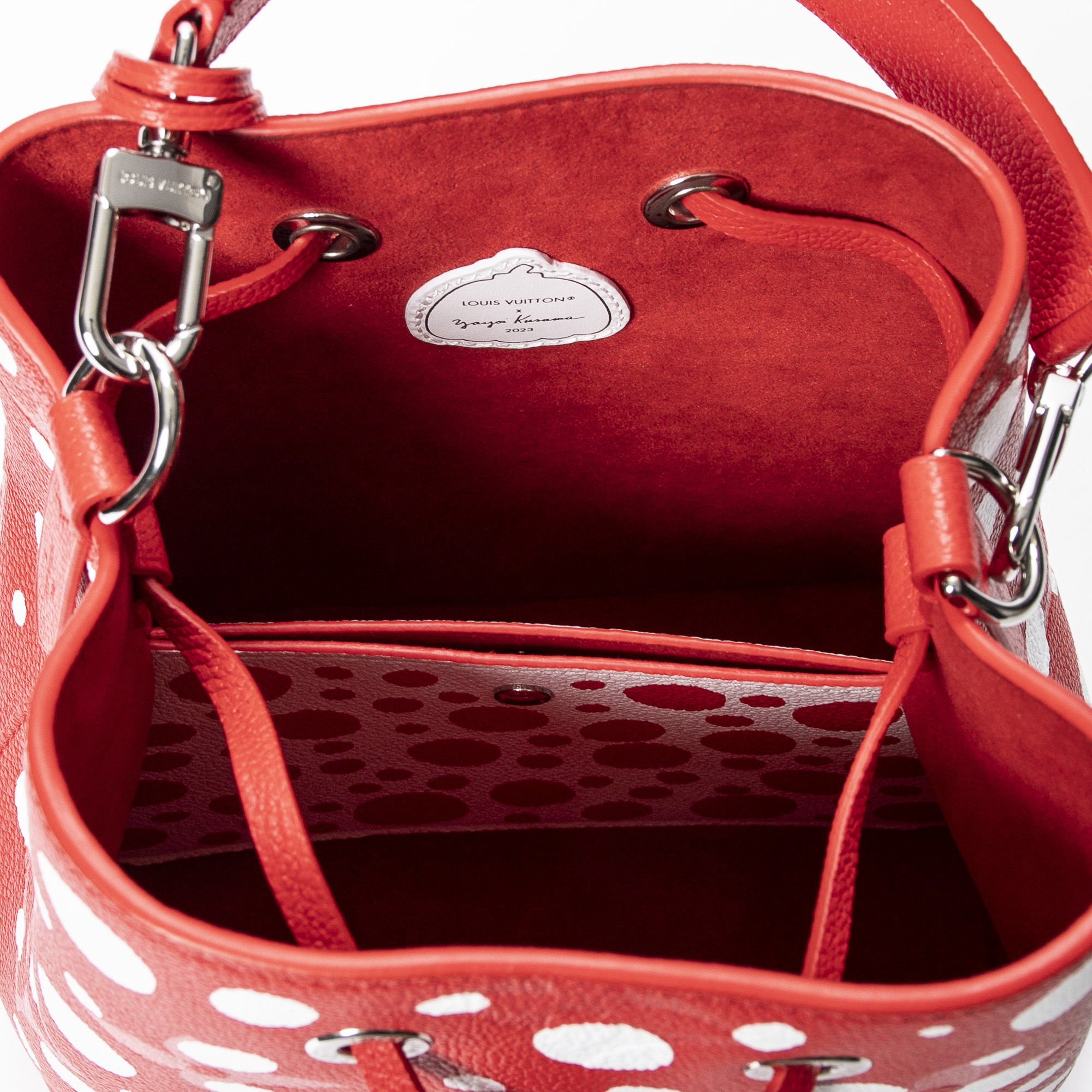 Louis Vuitton Ltd. Ed. yayoi Kusama 2023 Neonoe Bb in Red