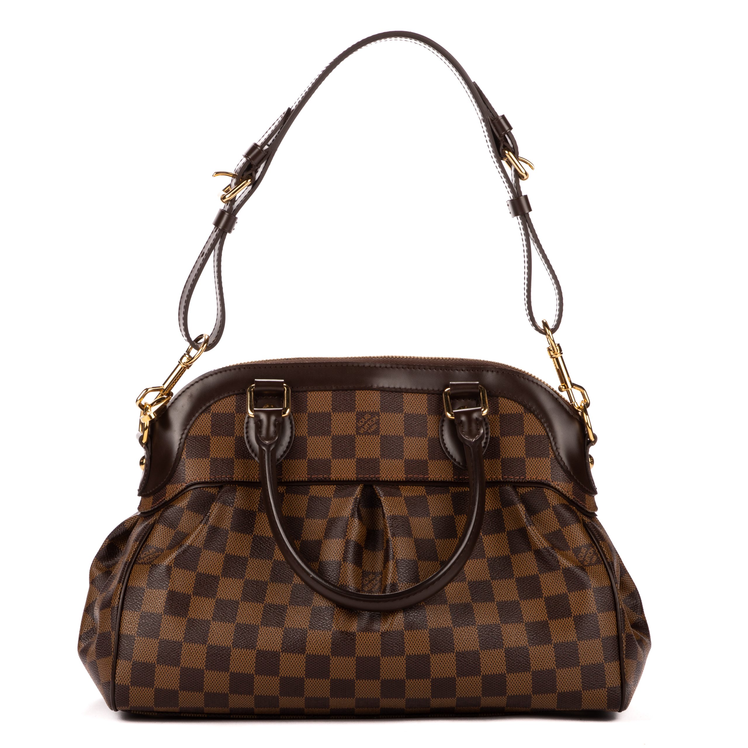 Louis Vuitton - Authenticated Trevi Handbag - Leather Brown for Women, Very Good Condition