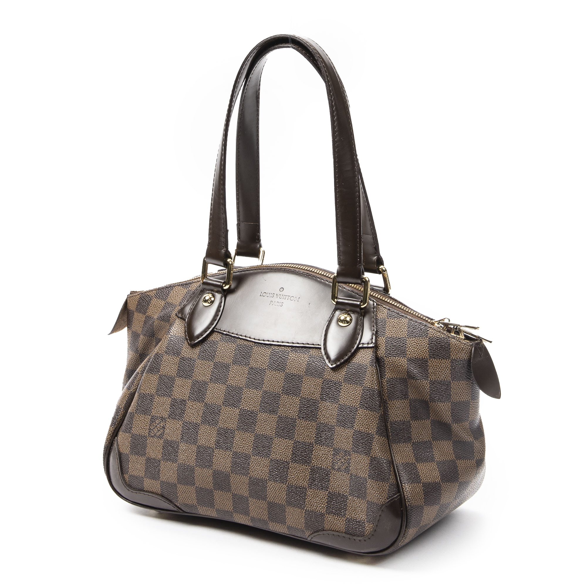 LOUIS VUITTON Damier Ebene Verona PM Satchel Bag