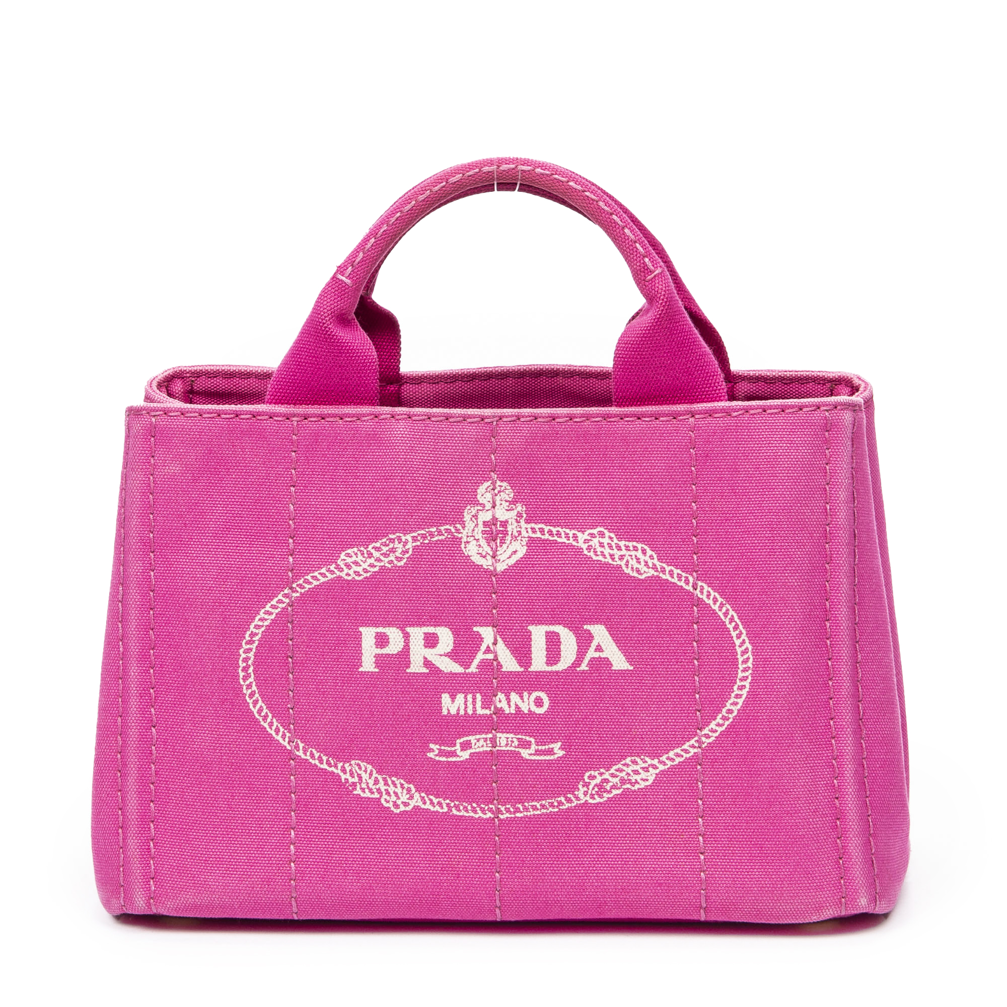 PRADA, SMALL CANAPA LOGO TOTE