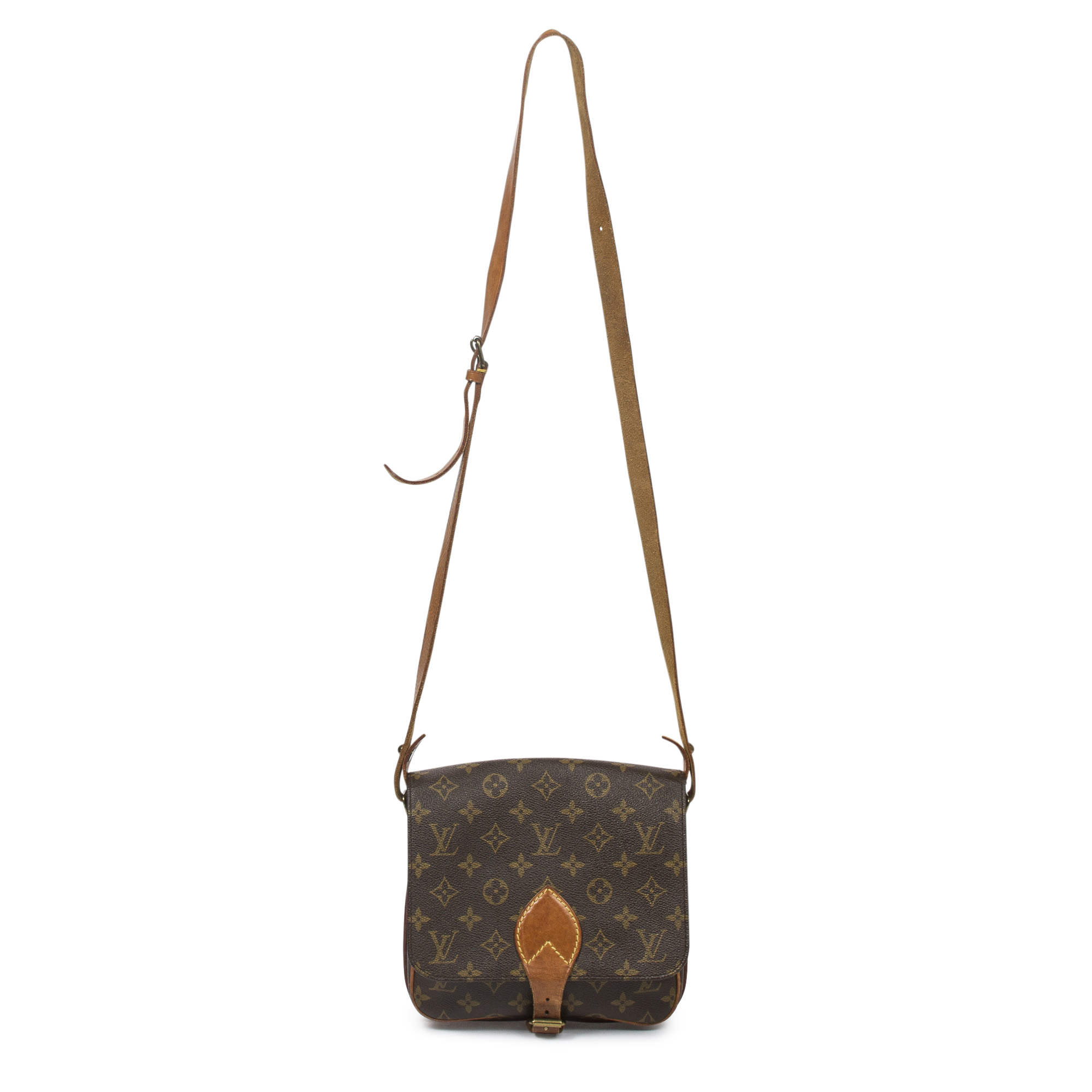 LOUIS VUITTON Monogram Canvas Cartouchiere MM Bag