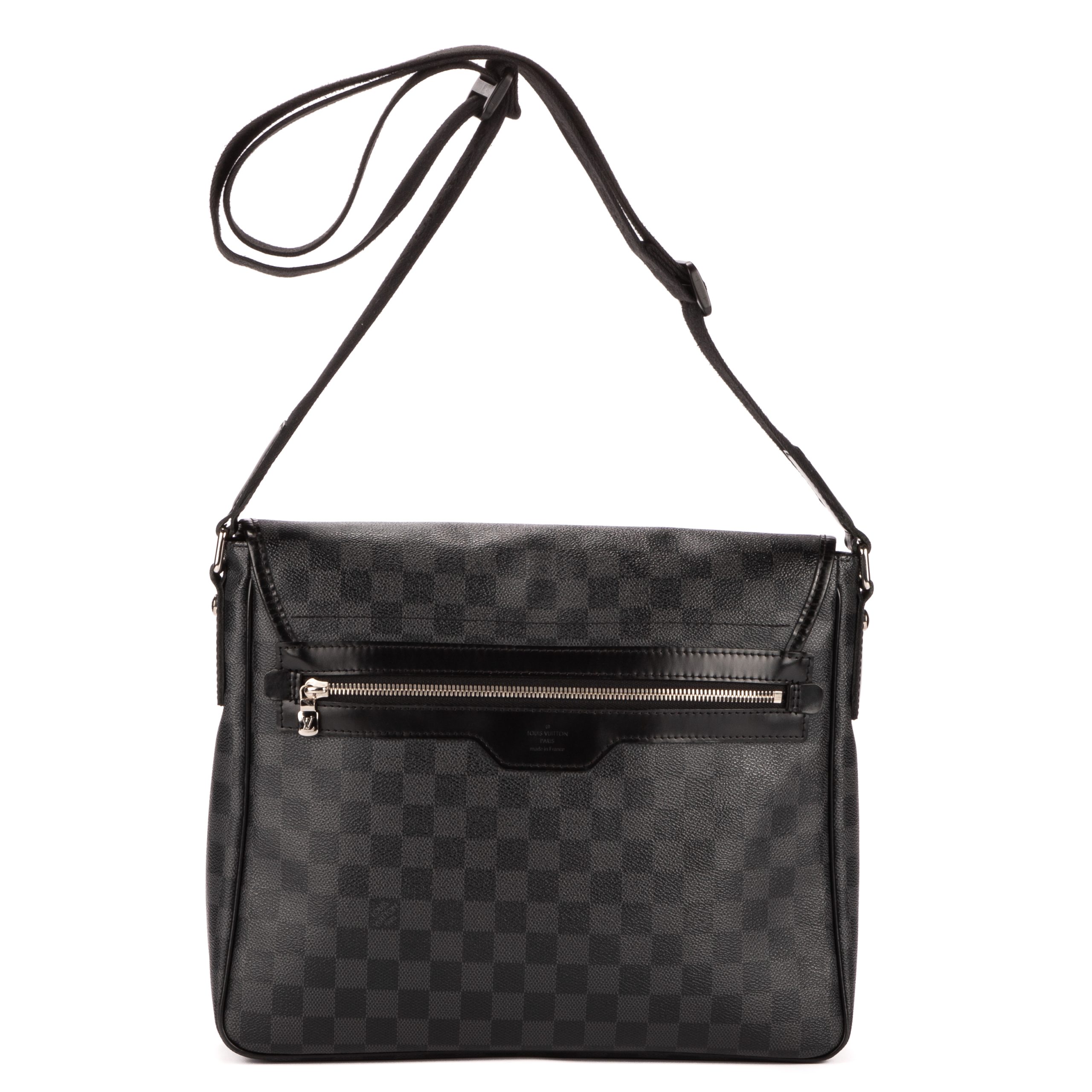 LOUIS VUITTON Damier Graphite District MM Messenger Bag