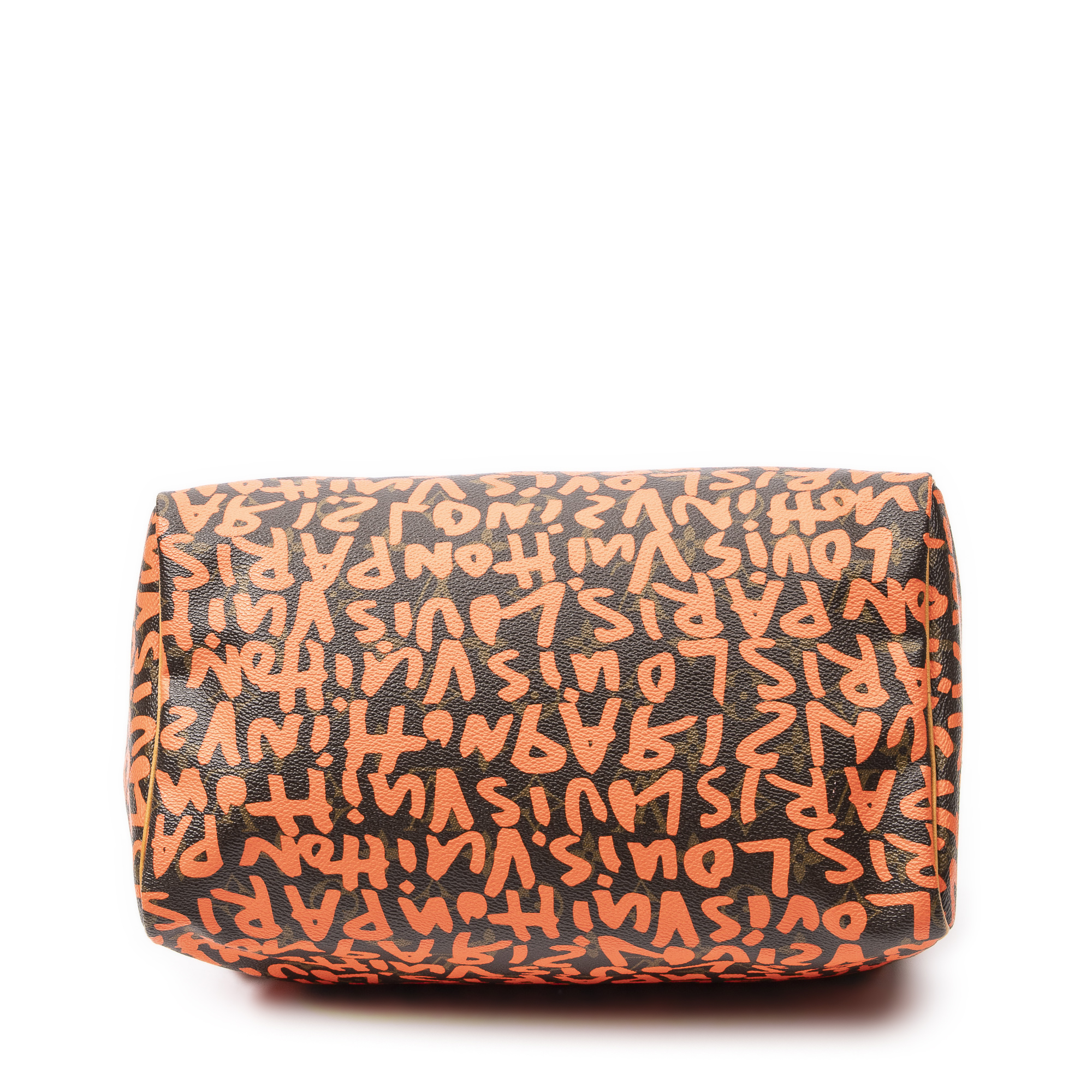 Louis Vuitton Stephen Sprouse Brown and Orange Monogram Graffiti Speedy 30 Gold Hardware, 2008 (Very Good), Womens Handbag
