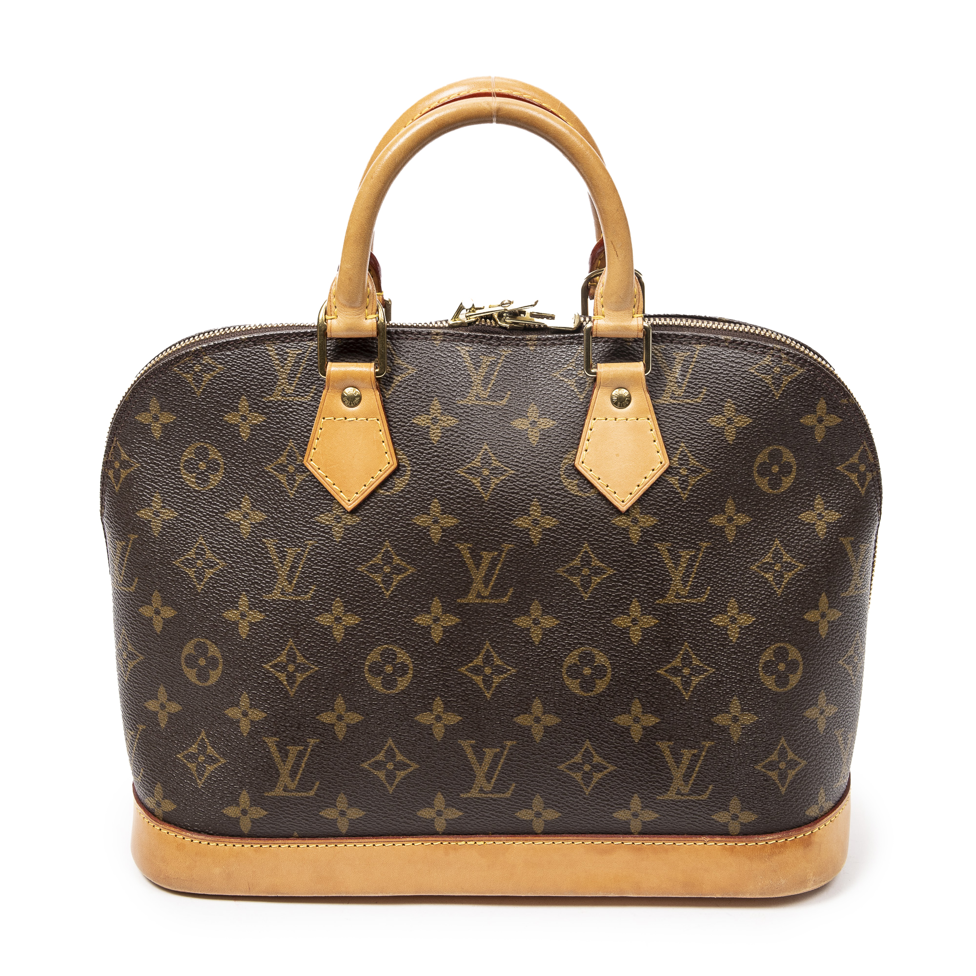 Louis Vuitton Brown Monogram Canvas Alma Pm Bag