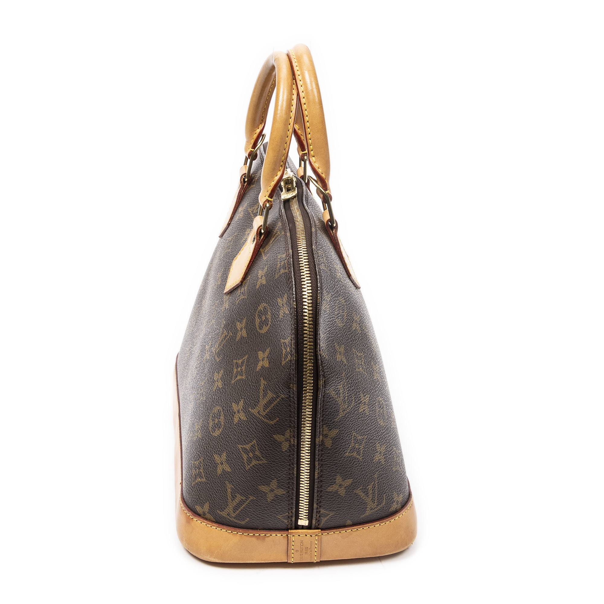 Louis Vuitton Brown Monogram Canvas Alma Pm Bag