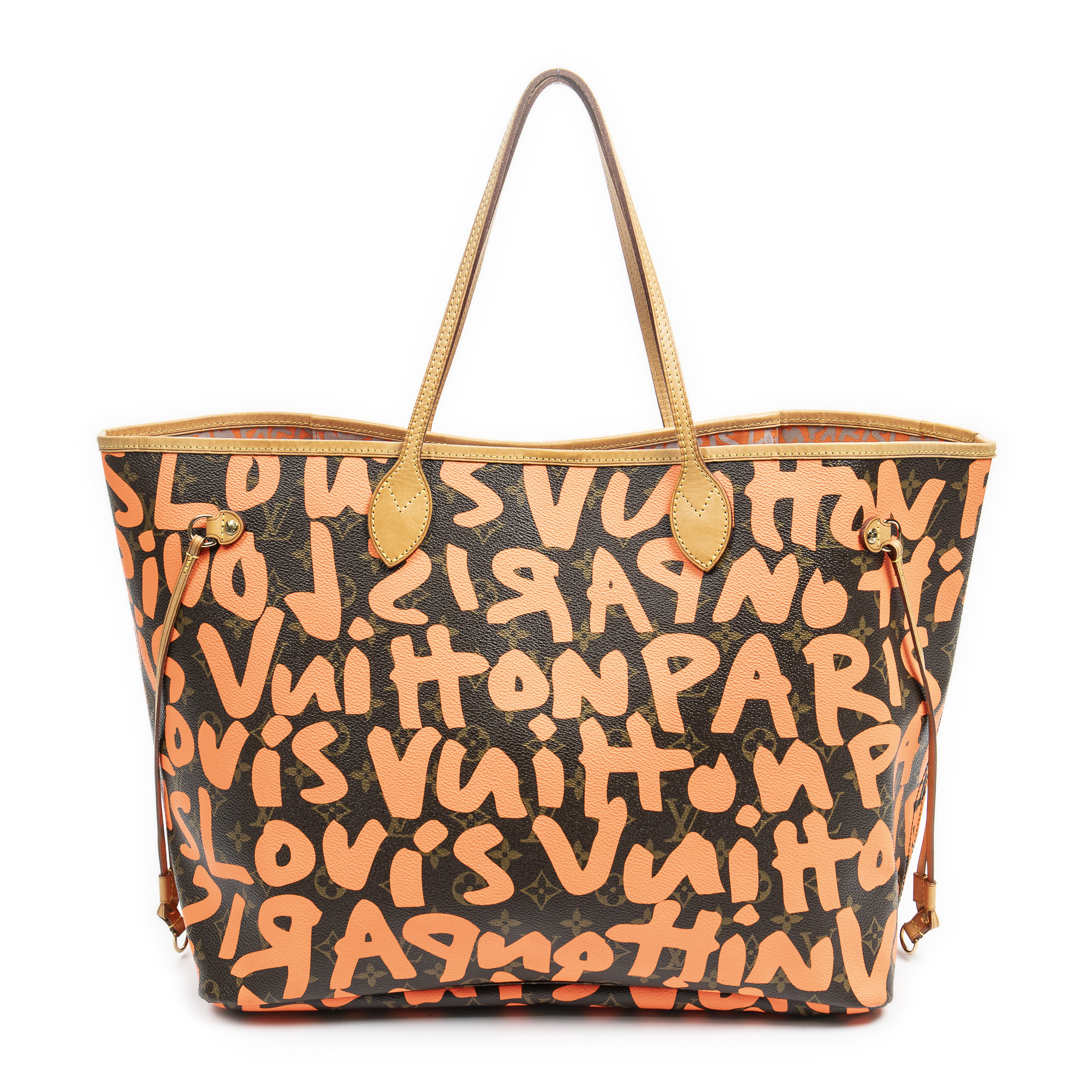 Louis Vuitton Monogram Orange Graffiti Neverfull Gm
