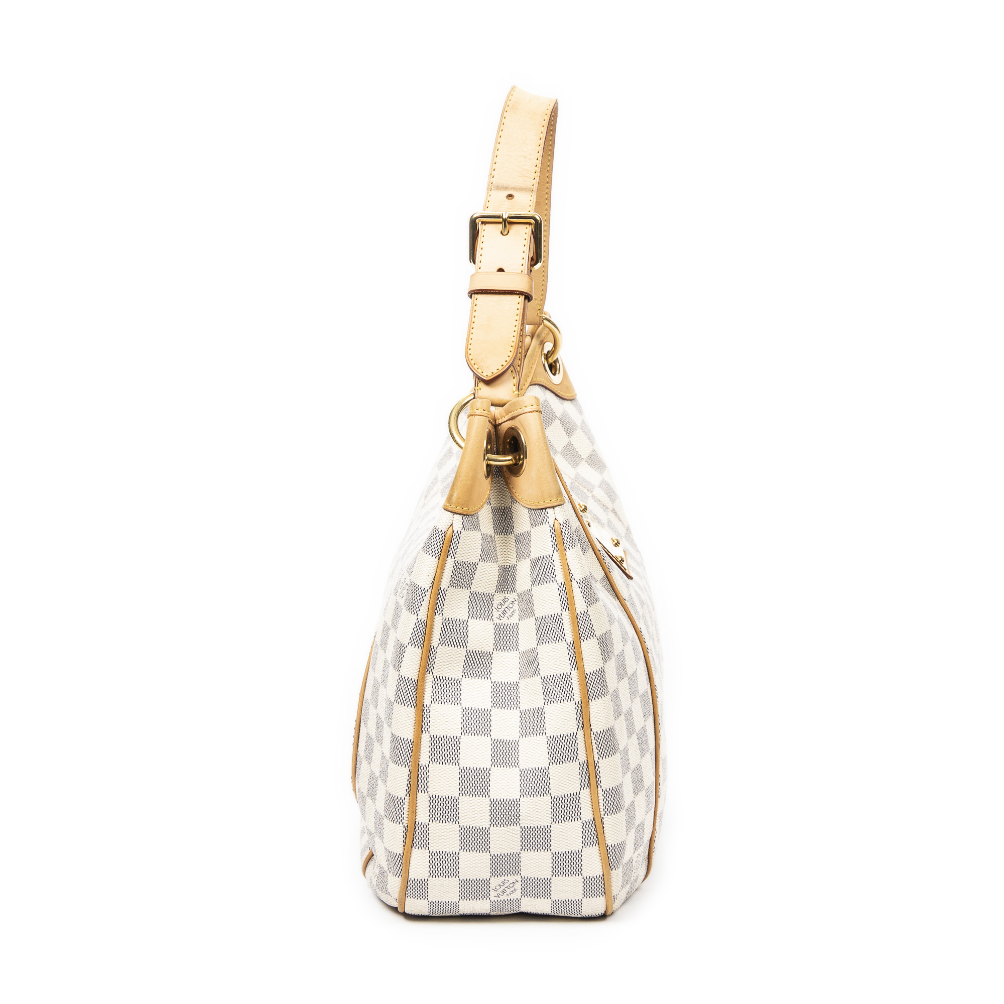 Louis Vuitton Galliera PM Damier Azur Shoulder Hobo Bag