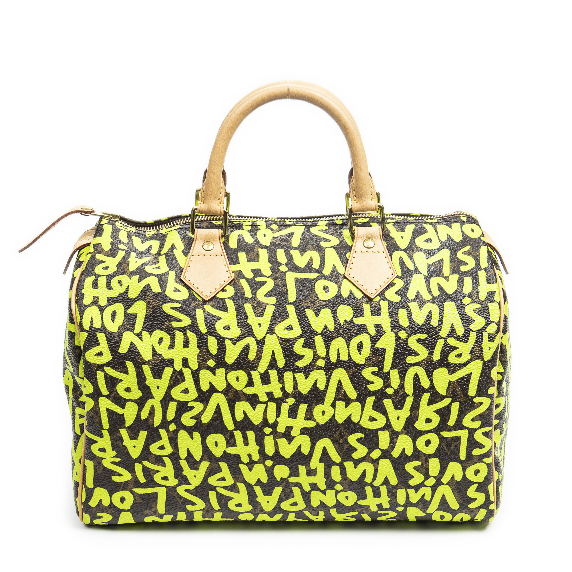 LOUIS VUITTON Monogram Stephen Sprouse Graffiti Speedy 30 Satchel Bag