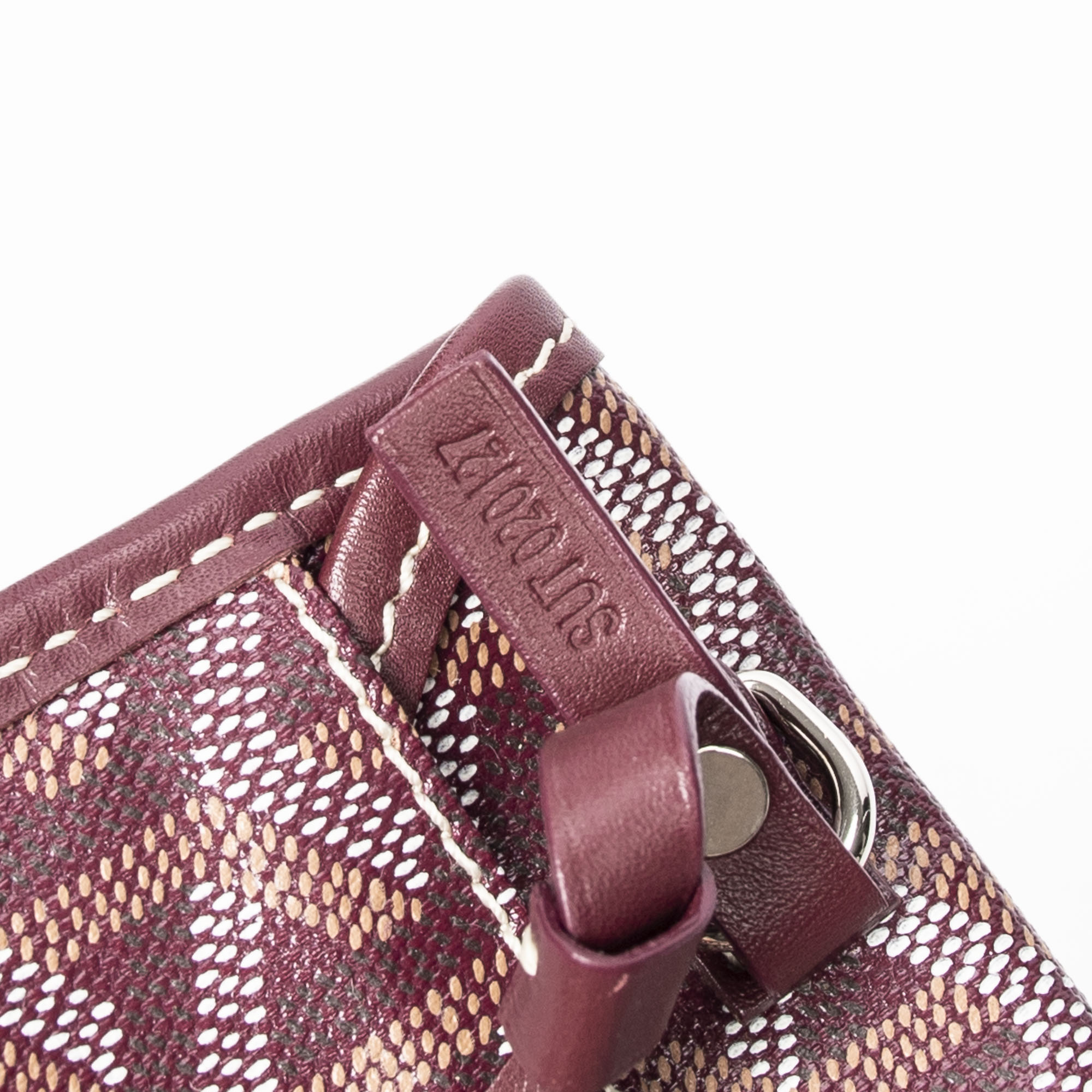 Goyard St. Louis GM Burgundy Tote Bag