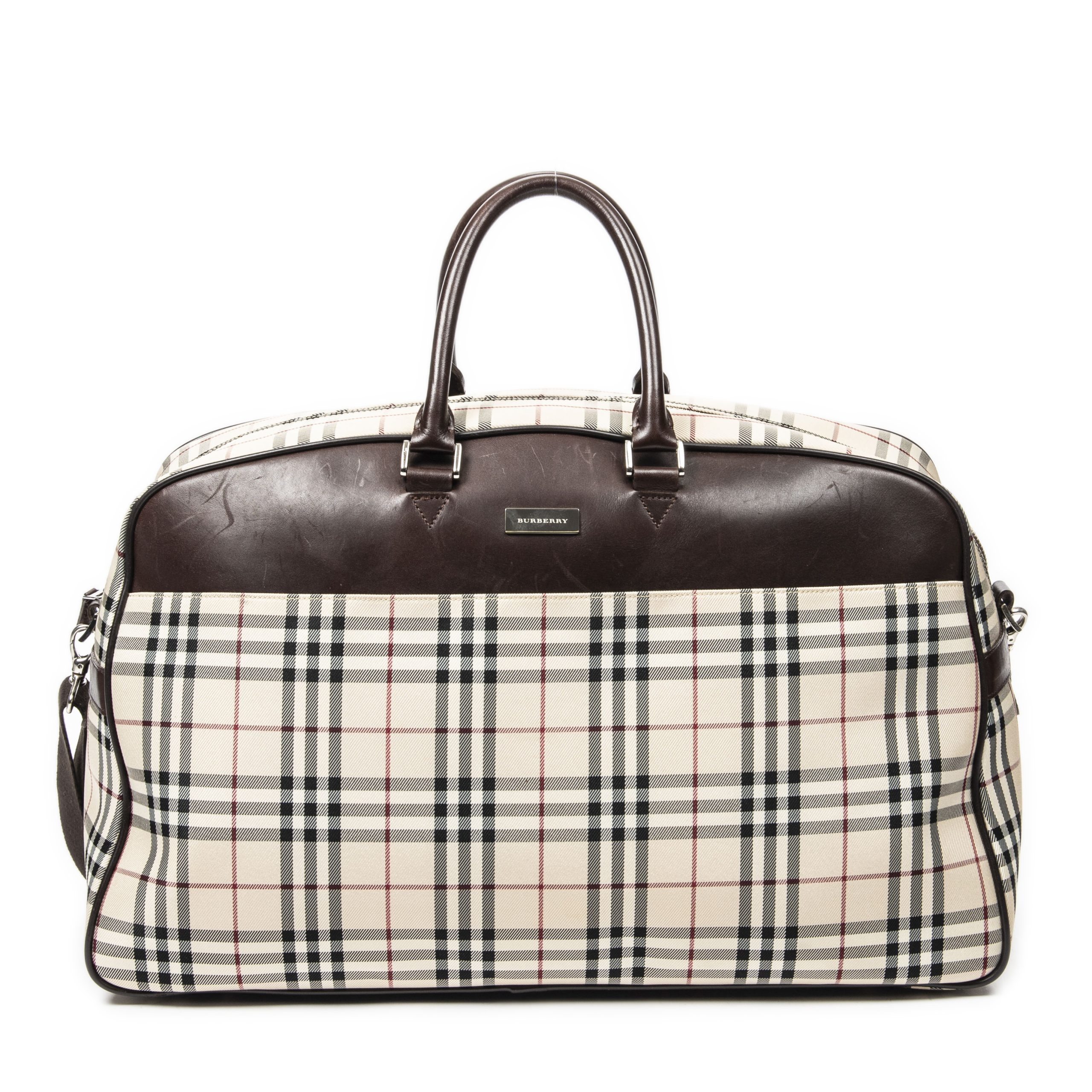 Burberry online duffle bag