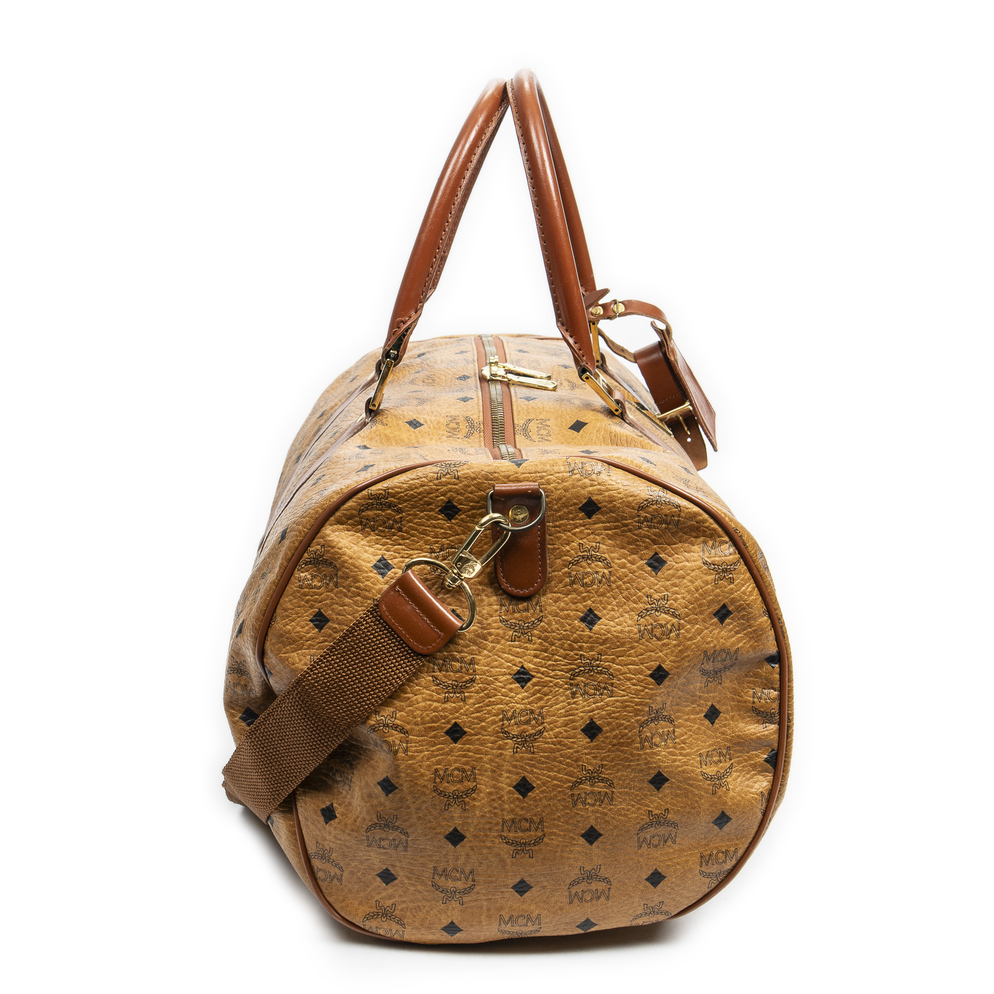 Mcm boston bag large cheap