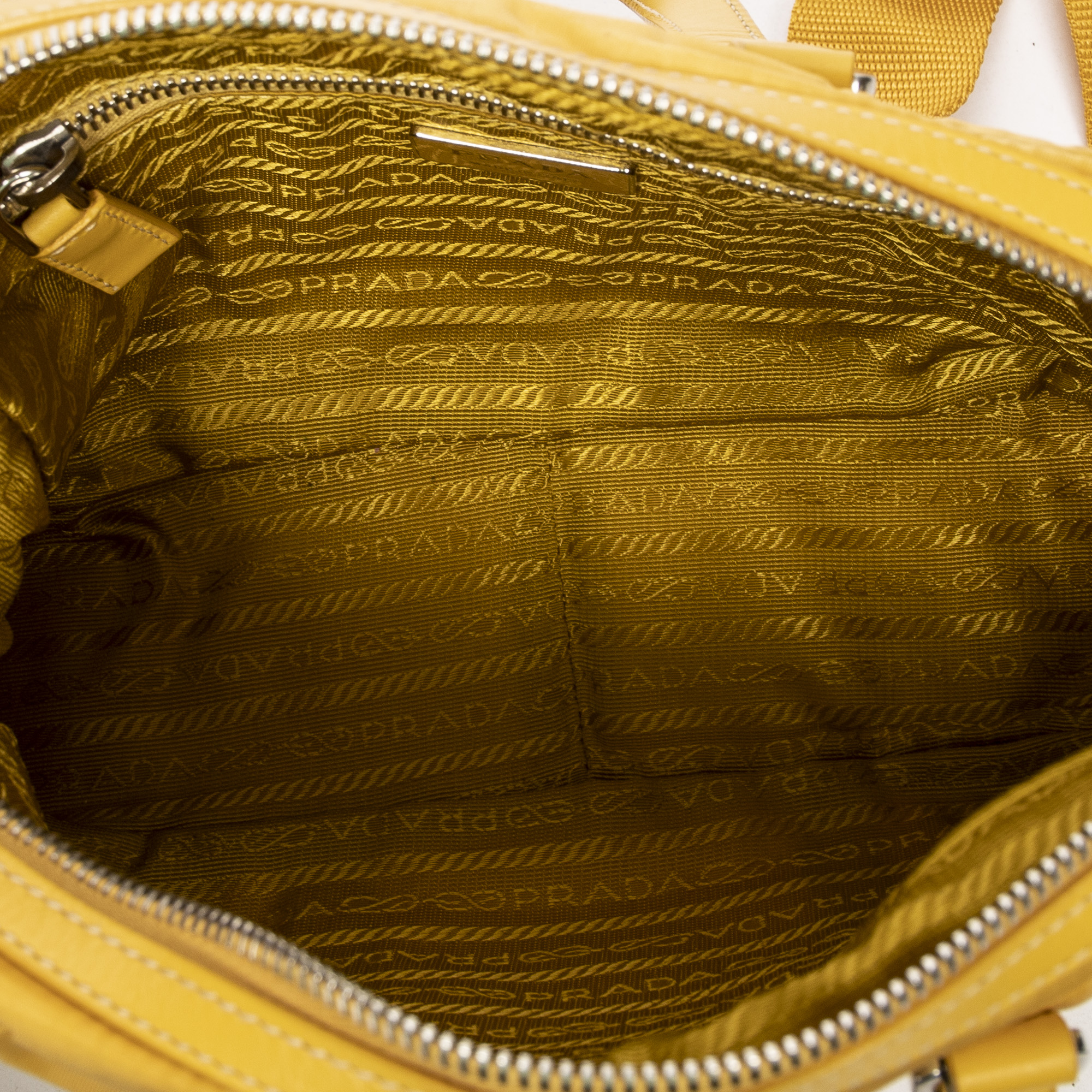 Prada Women's Re-Nylon Tote Bag - Yellow One-Size