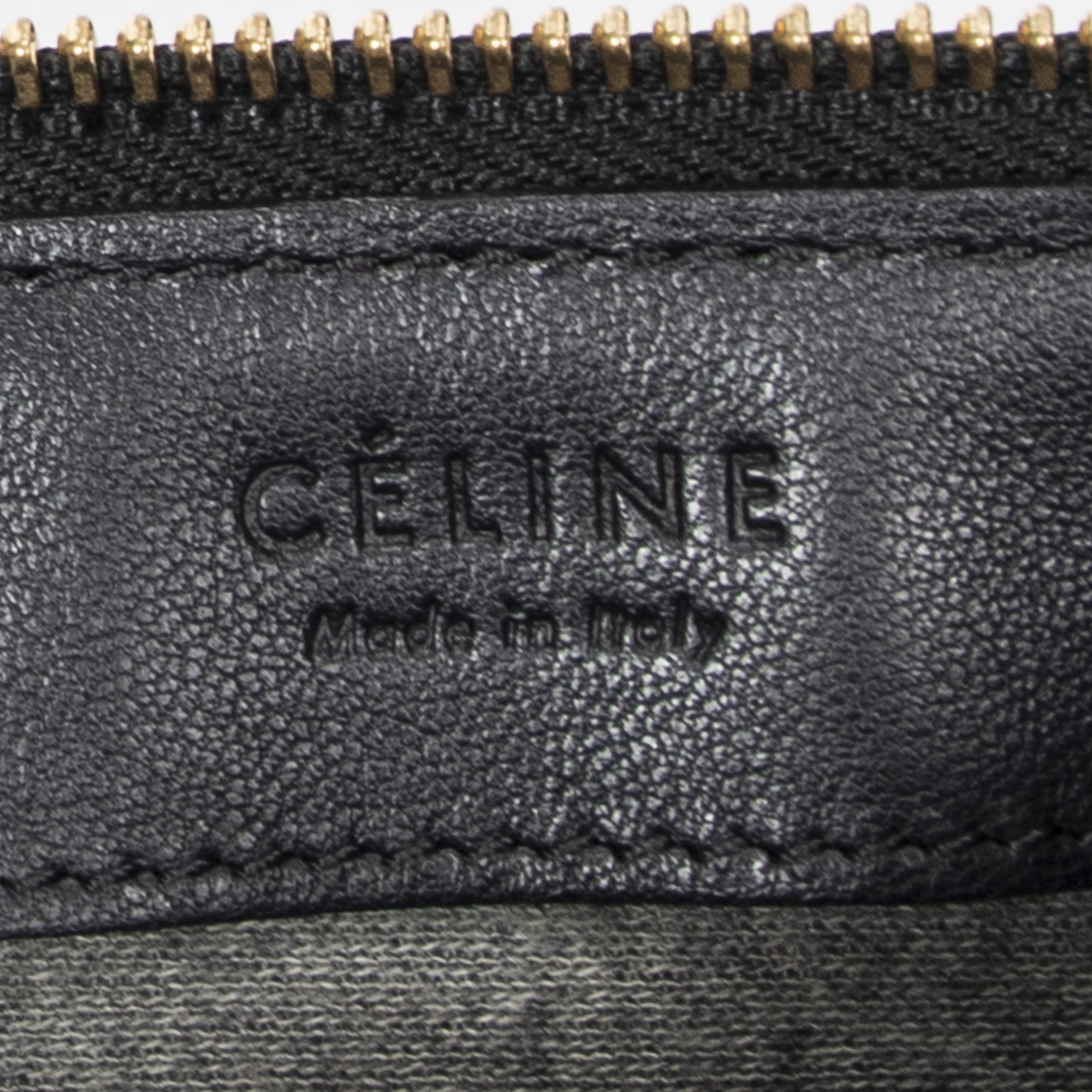 Celine Large Trio Crossbody en Noir Du cuir de veau BrandCo Paris