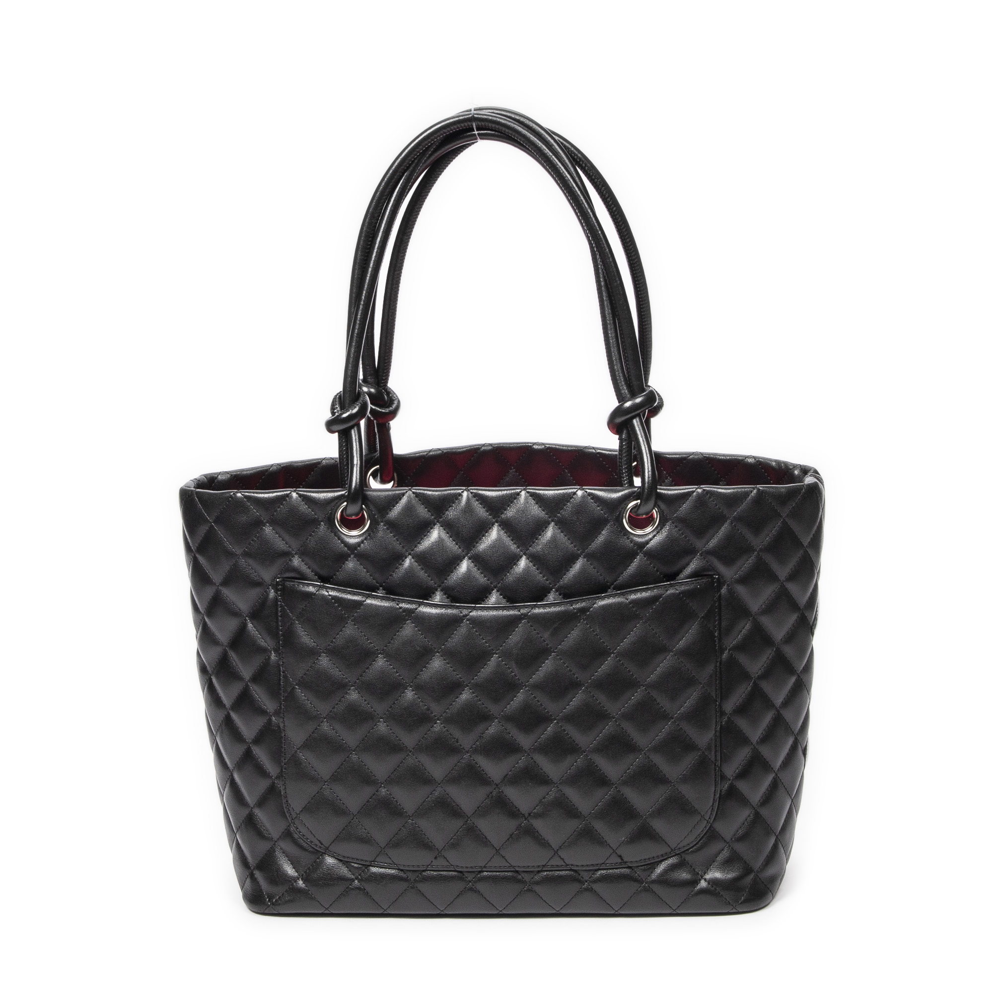Chanel Large Cambon Ligne Tote 0 en Noir Cuir de veau BrandCo Paris