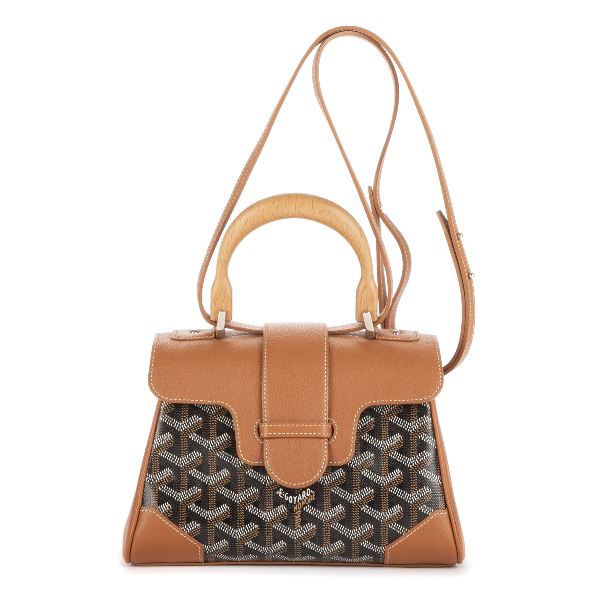 Goyard Saigon Mini en Marron Toile enduite BrandCo Paris